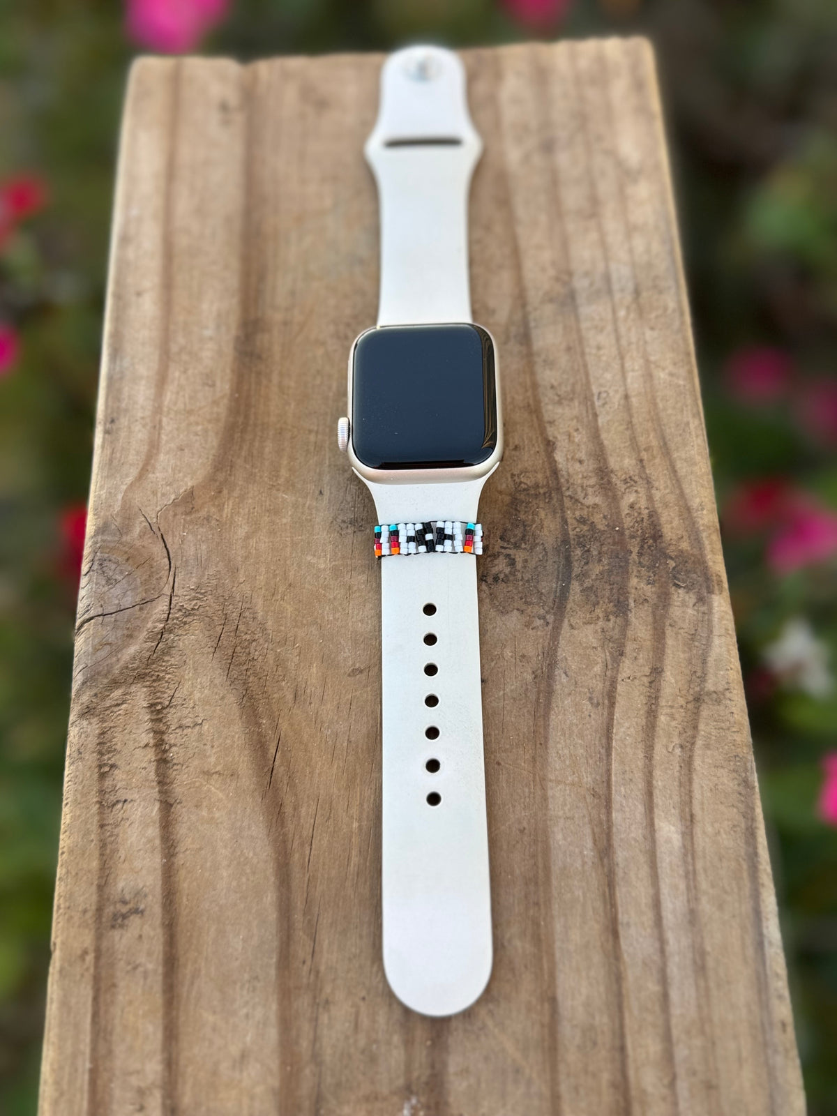 Beaded watch band