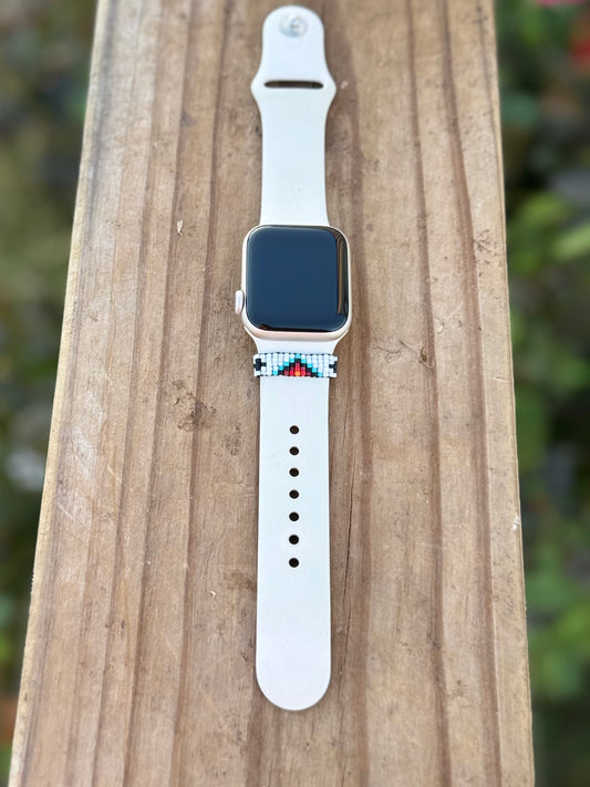 Beaded watch band