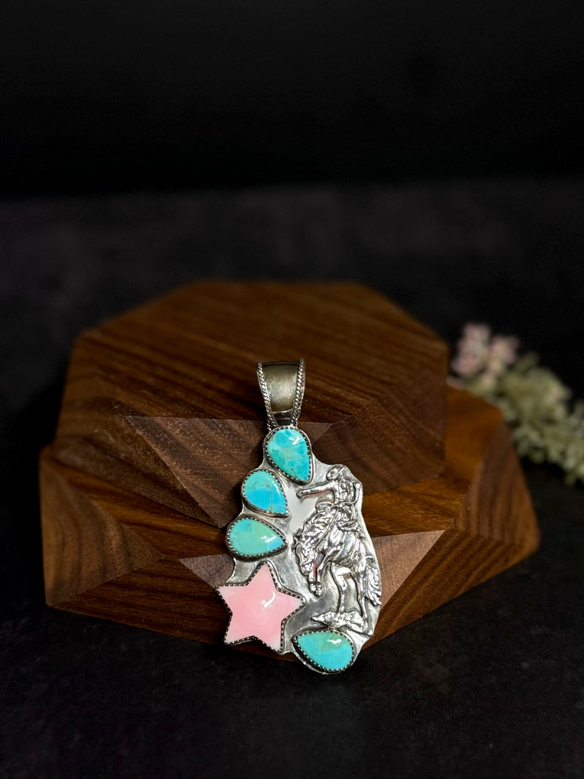 Bucking Bronc Pendant