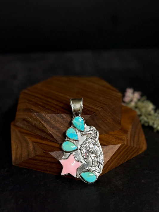 Bucking Bronc Pendant
