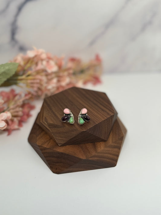 Cluster earrings