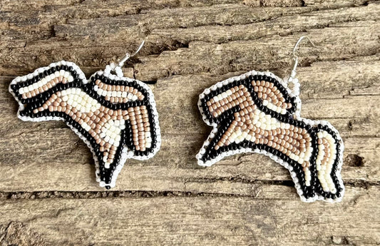 Paint pony earrings
