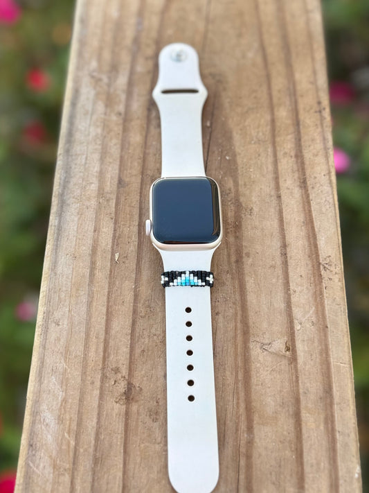 Beaded watch band