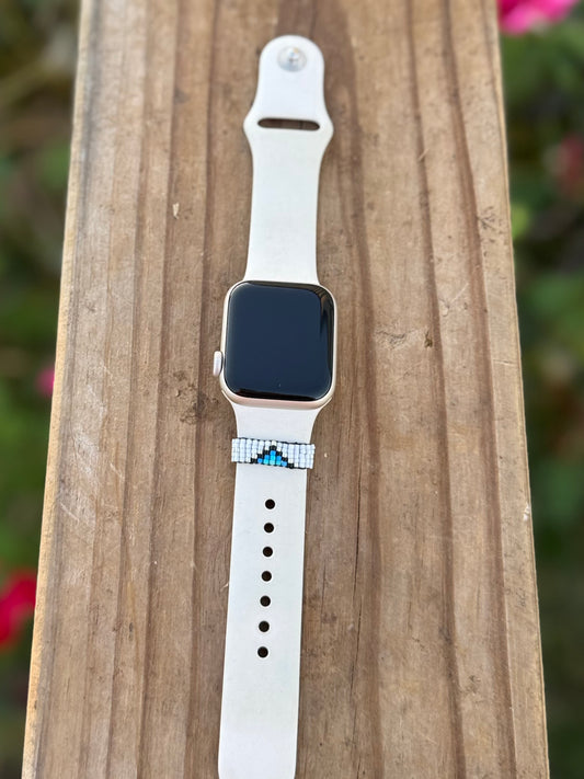 Beaded watch band