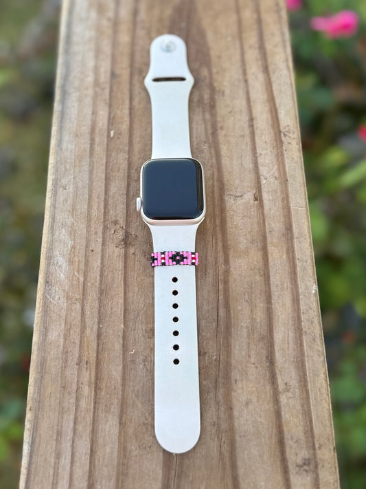 Beaded watch band